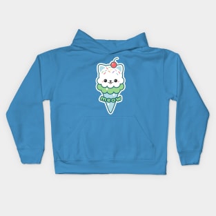 Ice Cream Kitty Kids Hoodie